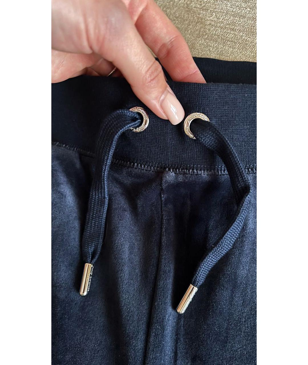 JUICY COUTURE Темно-синий велюровый спортивные костюмы, фото 8