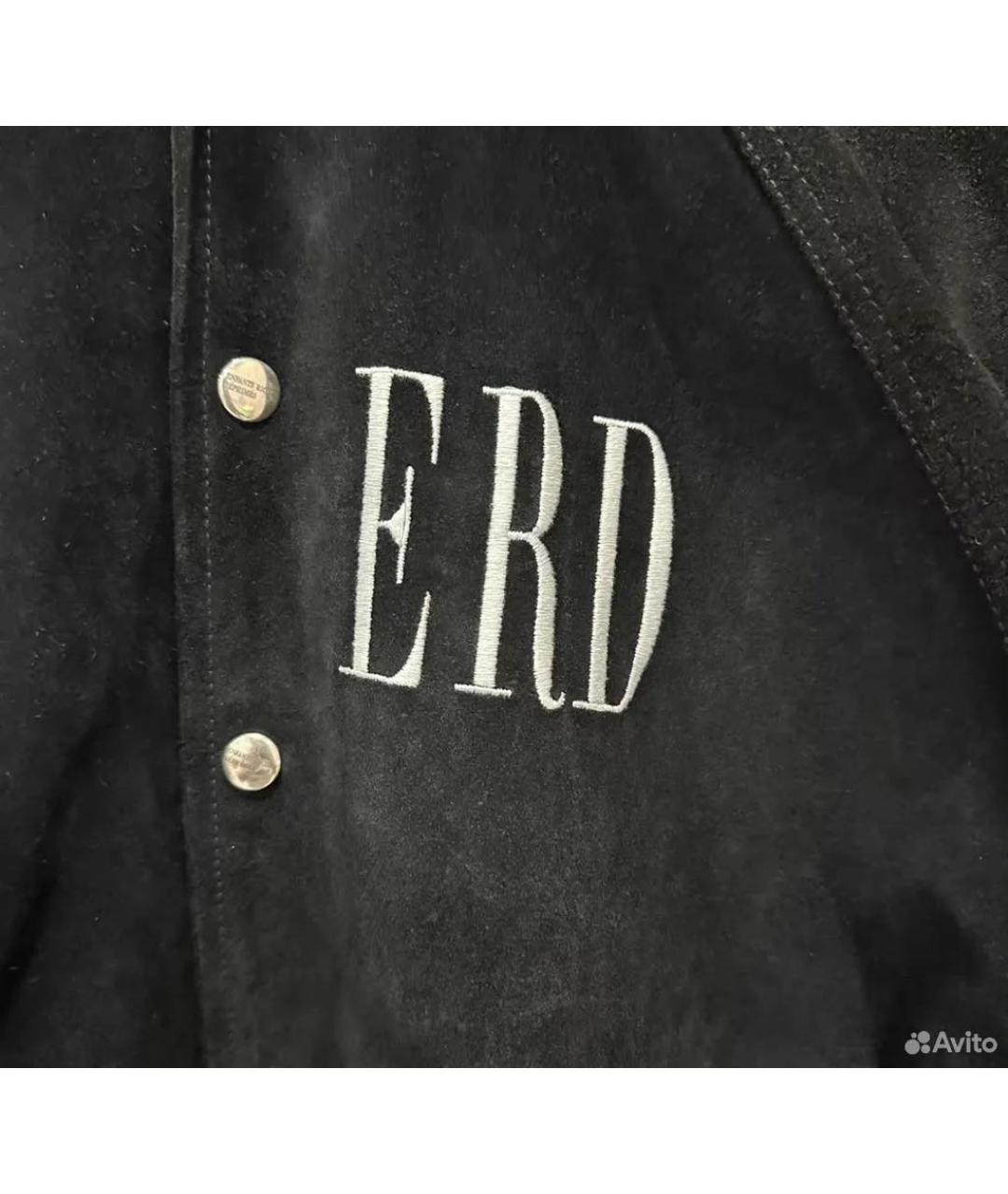 Enfants Riches Déprimés Черная замшевая куртка, фото 4
