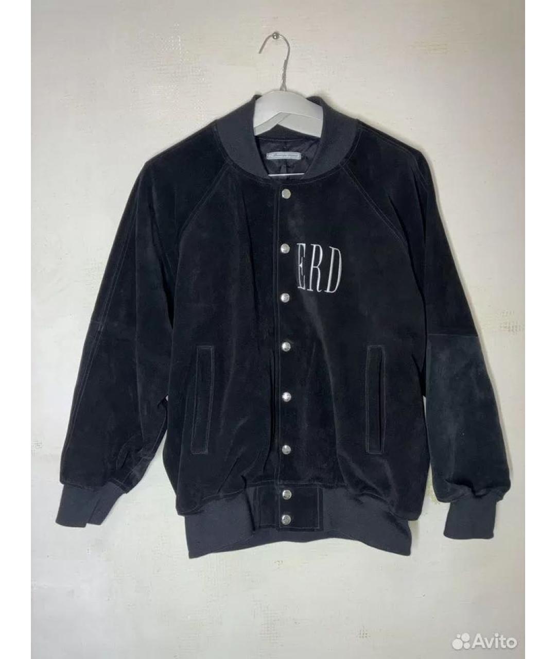 Enfants Riches Déprimés Черная замшевая куртка, фото 7