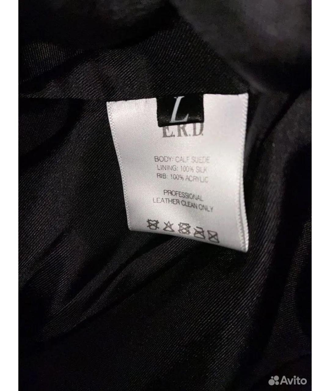 Enfants Riches Déprimés Черная замшевая куртка, фото 6