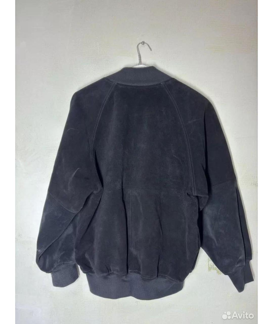 Enfants Riches Déprimés Черная замшевая куртка, фото 2