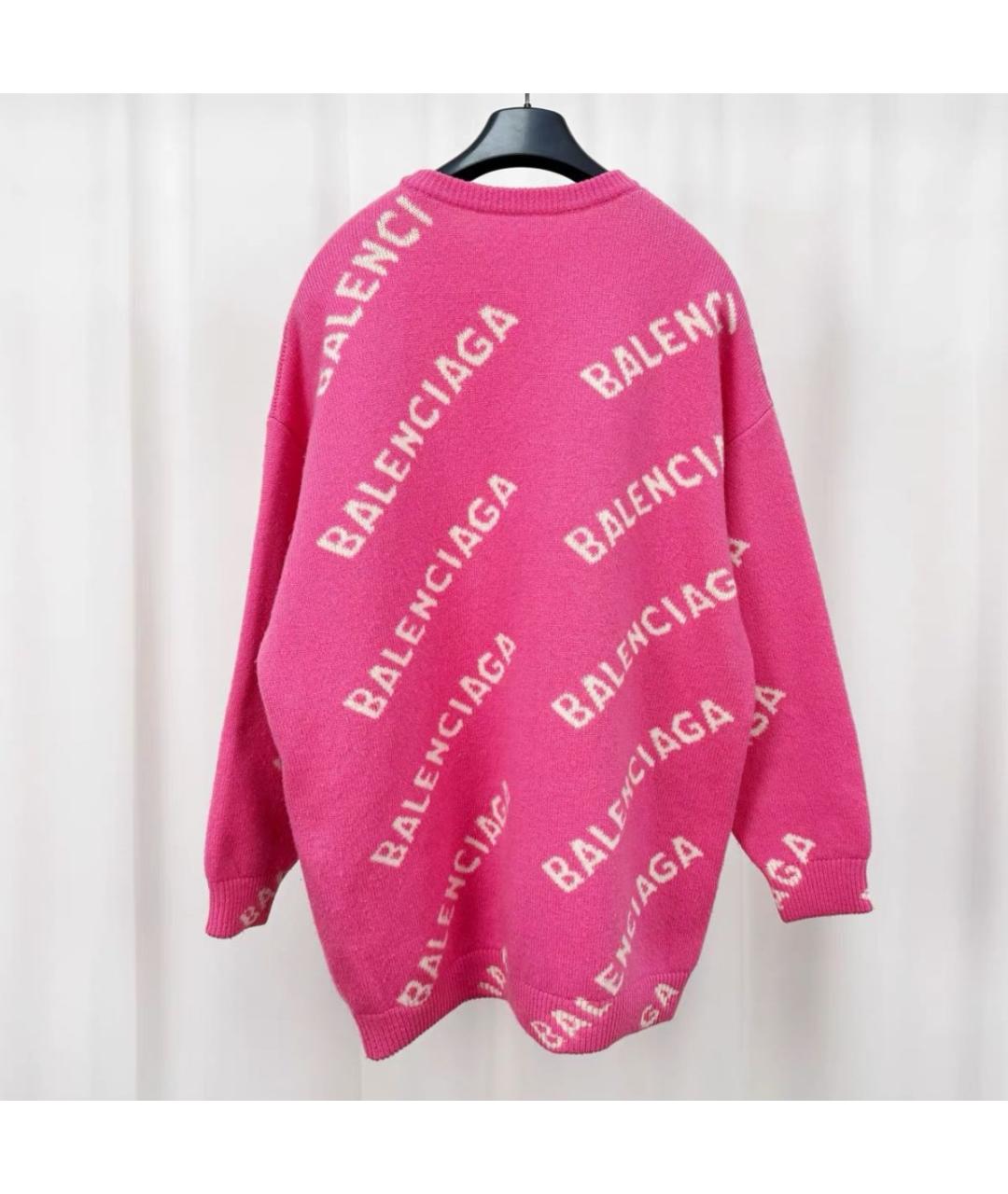BALENCIAGA Розовый джемпер / свитер, фото 3