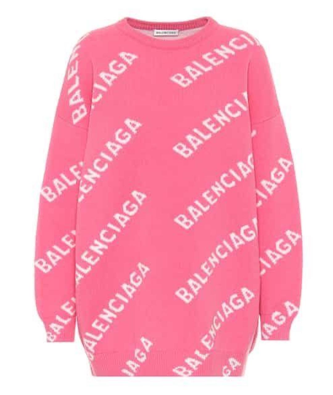 BALENCIAGA Розовый джемпер / свитер, фото 9