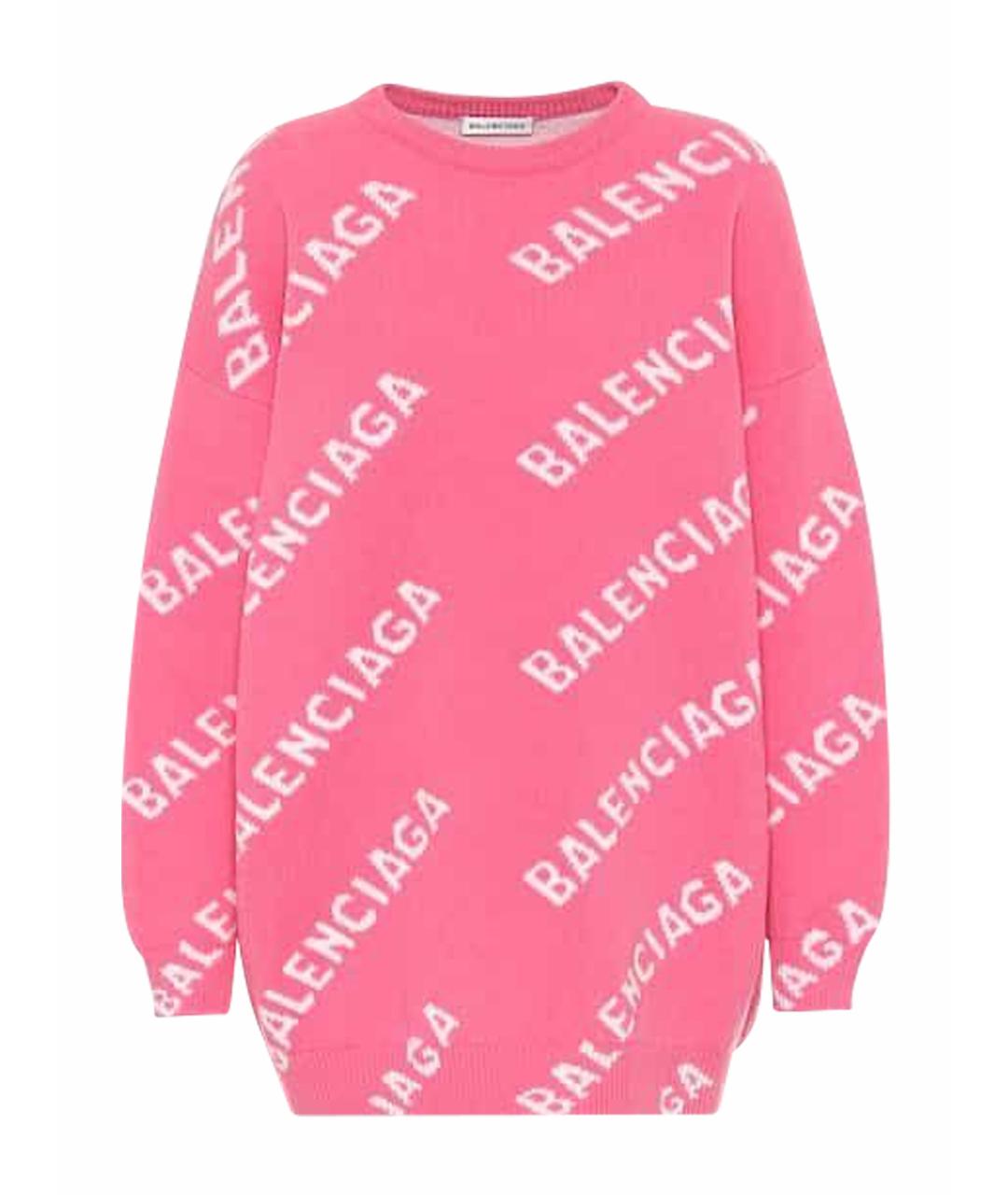 BALENCIAGA Розовый джемпер / свитер, фото 1