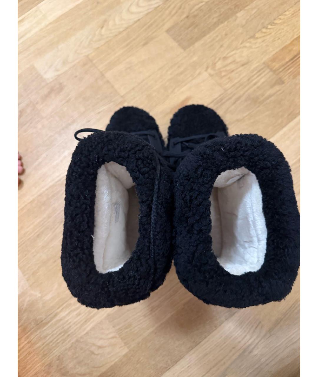 BOGNER Черные текстильные высокие ботинки, фото 3