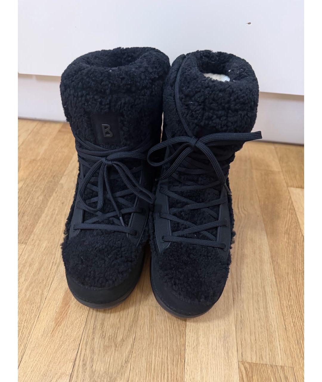 BOGNER Черные текстильные высокие ботинки, фото 2