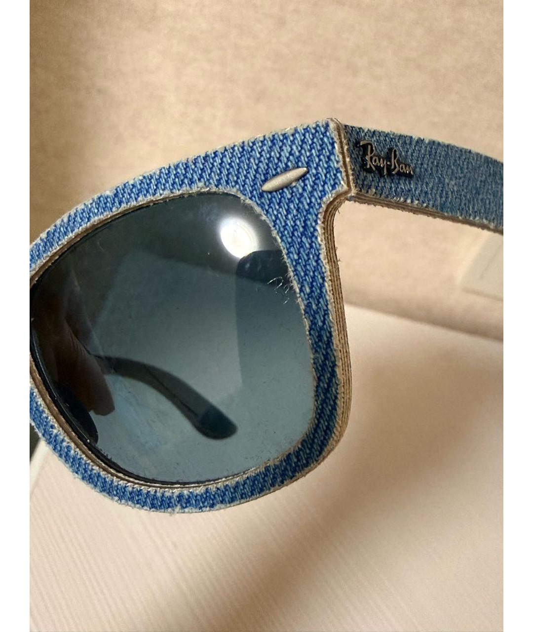 RAY BAN Голубые солнцезащитные очки, фото 3