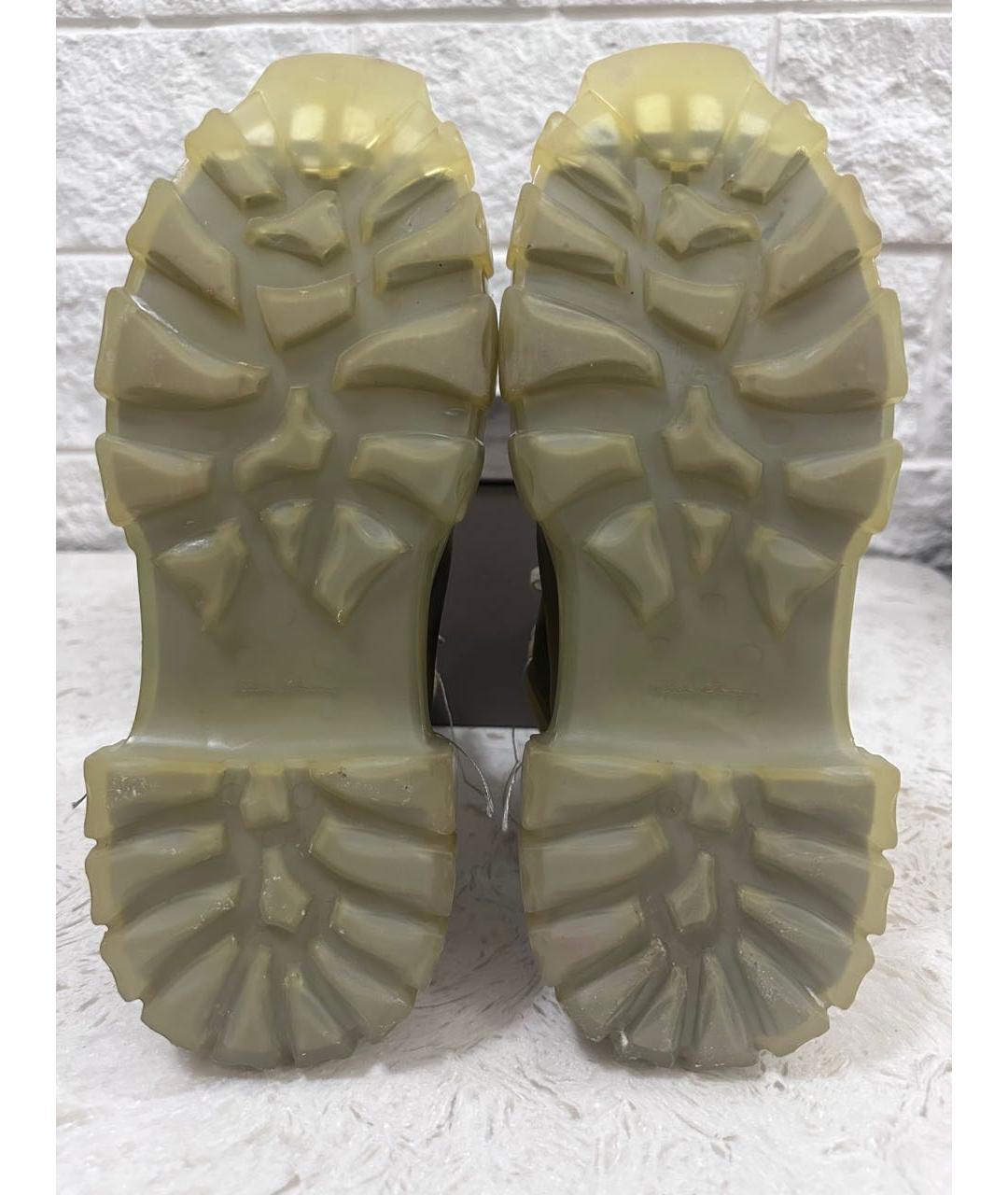 RICK OWENS Кожаные высокие ботинки, фото 3