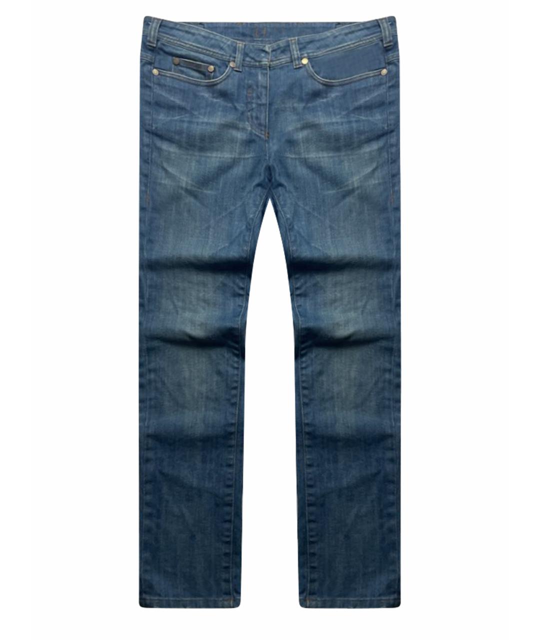 NEIL BARRETT Синие хлопковые джинсы скинни, фото 1