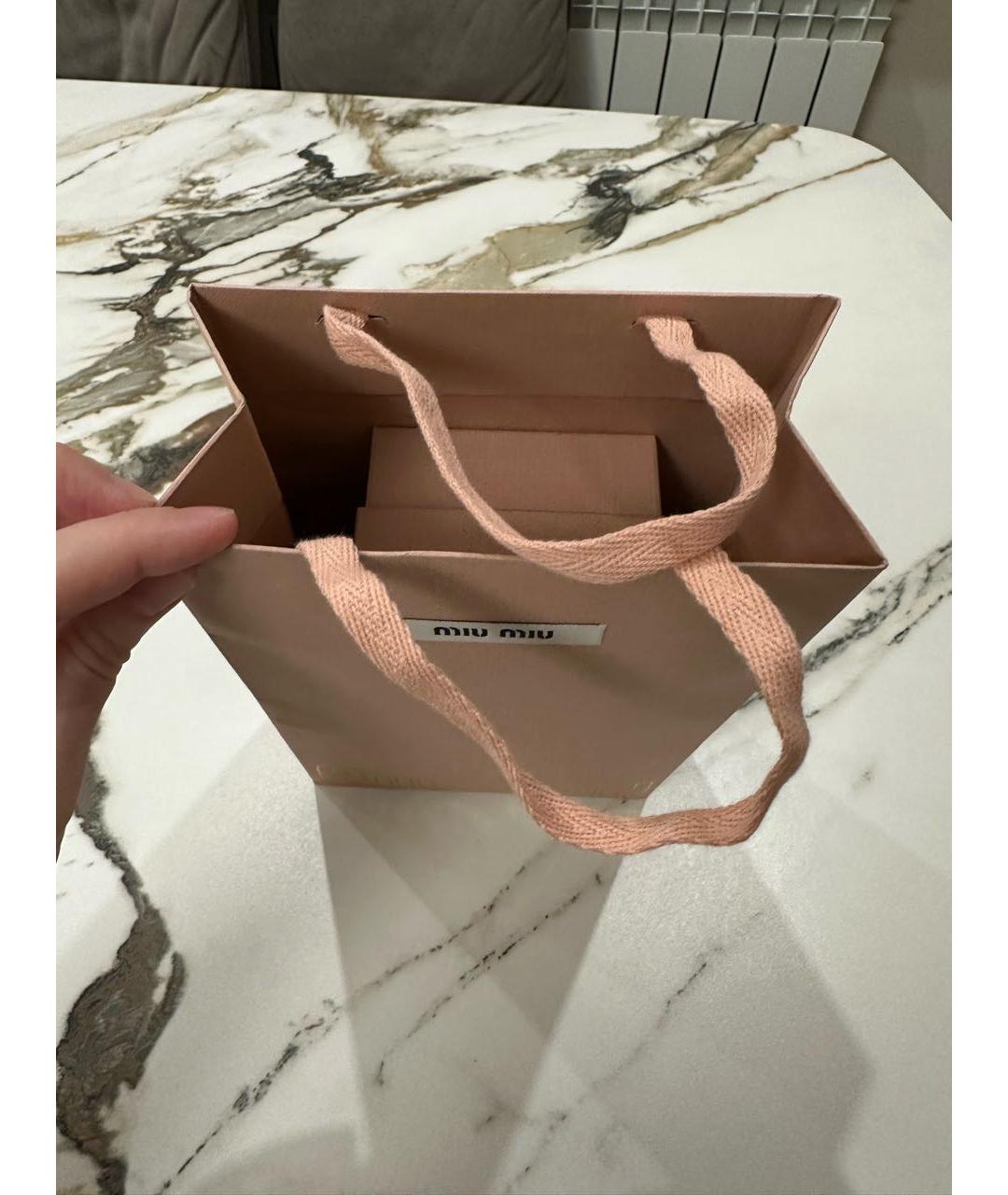 MIU MIU Черные пластиковые солнцезащитные очки, фото 6