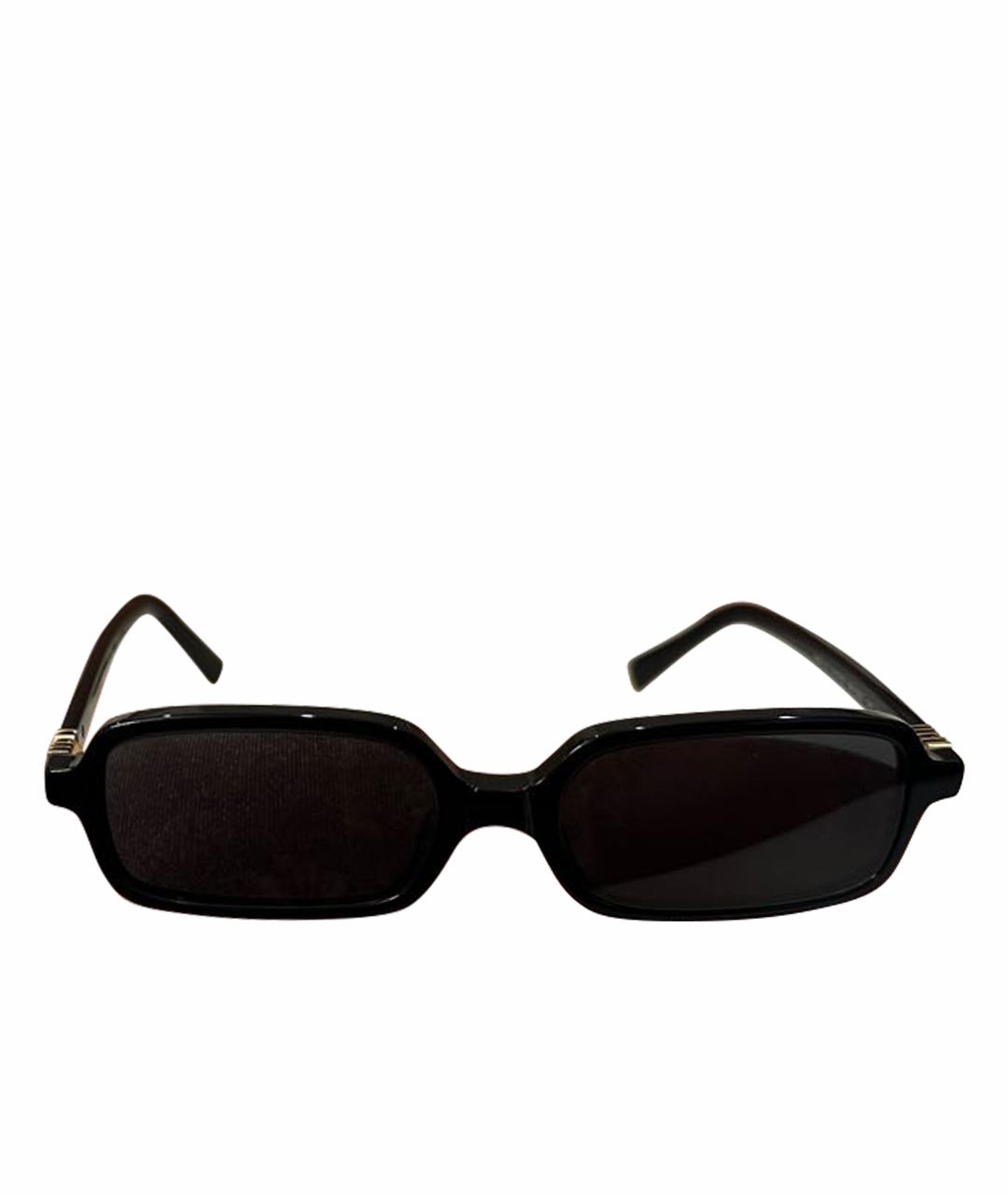 MIU MIU Черные пластиковые солнцезащитные очки, фото 1