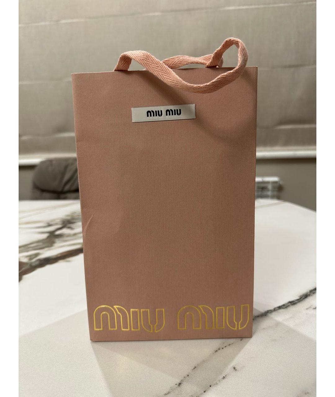 MIU MIU Черные пластиковые солнцезащитные очки, фото 5