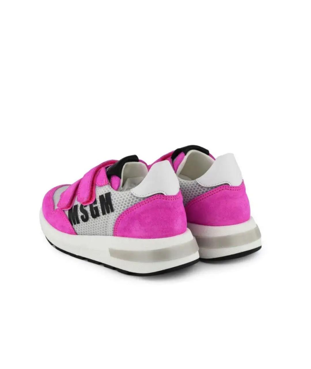 MSGM Мульти кожаные кеды, фото 4