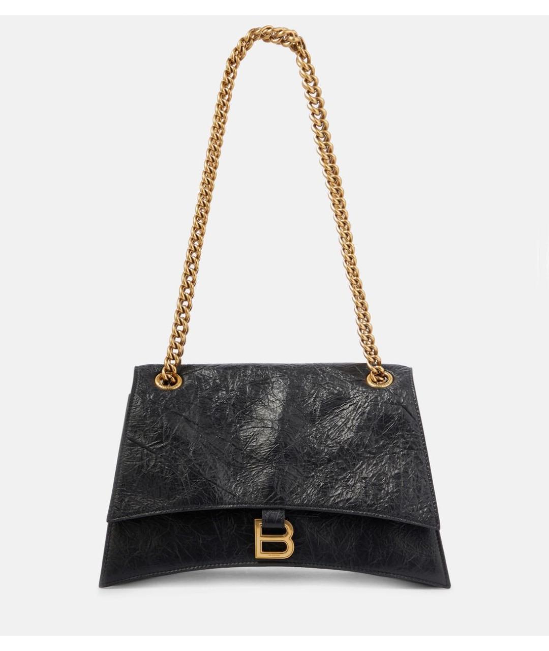 BALENCIAGA Черная кожаная сумка с короткими ручками, фото 6