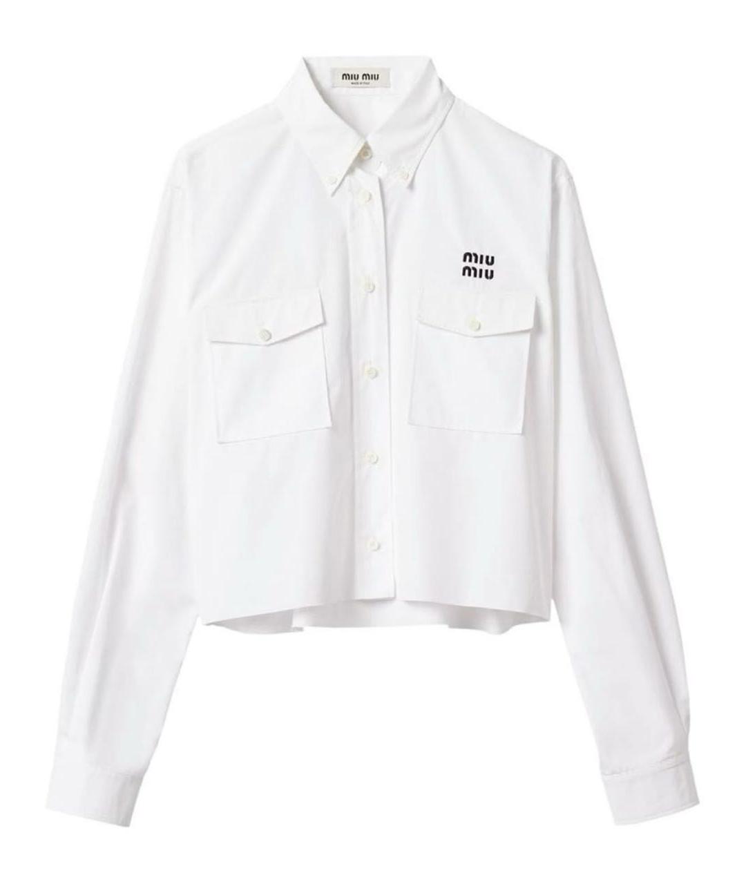 MIU MIU Белая рубашка, фото 9
