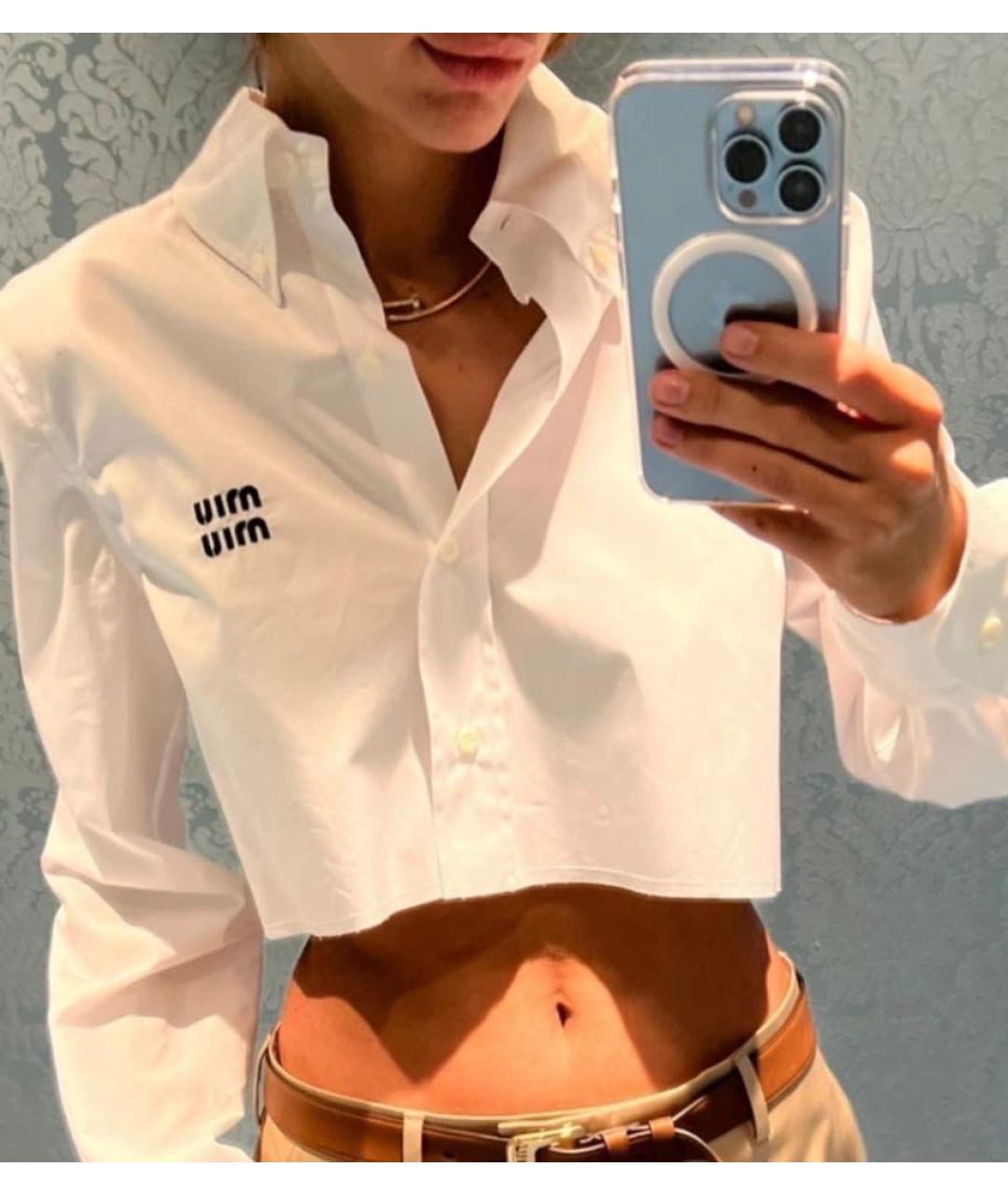 MIU MIU Белая рубашка, фото 7