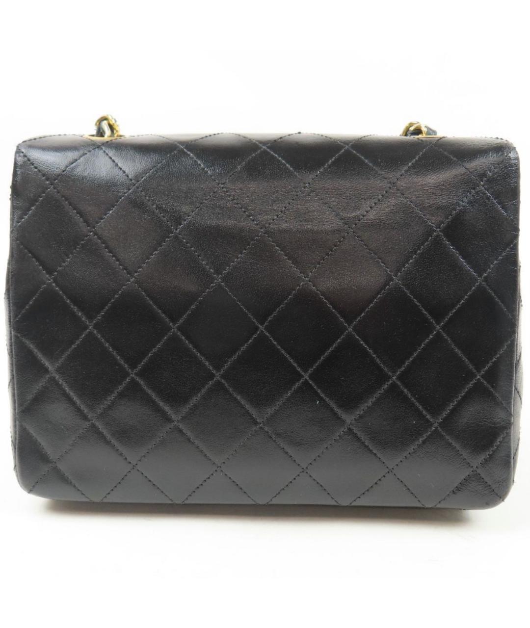 CHANEL Черная кожаная сумка через плечо, фото 2