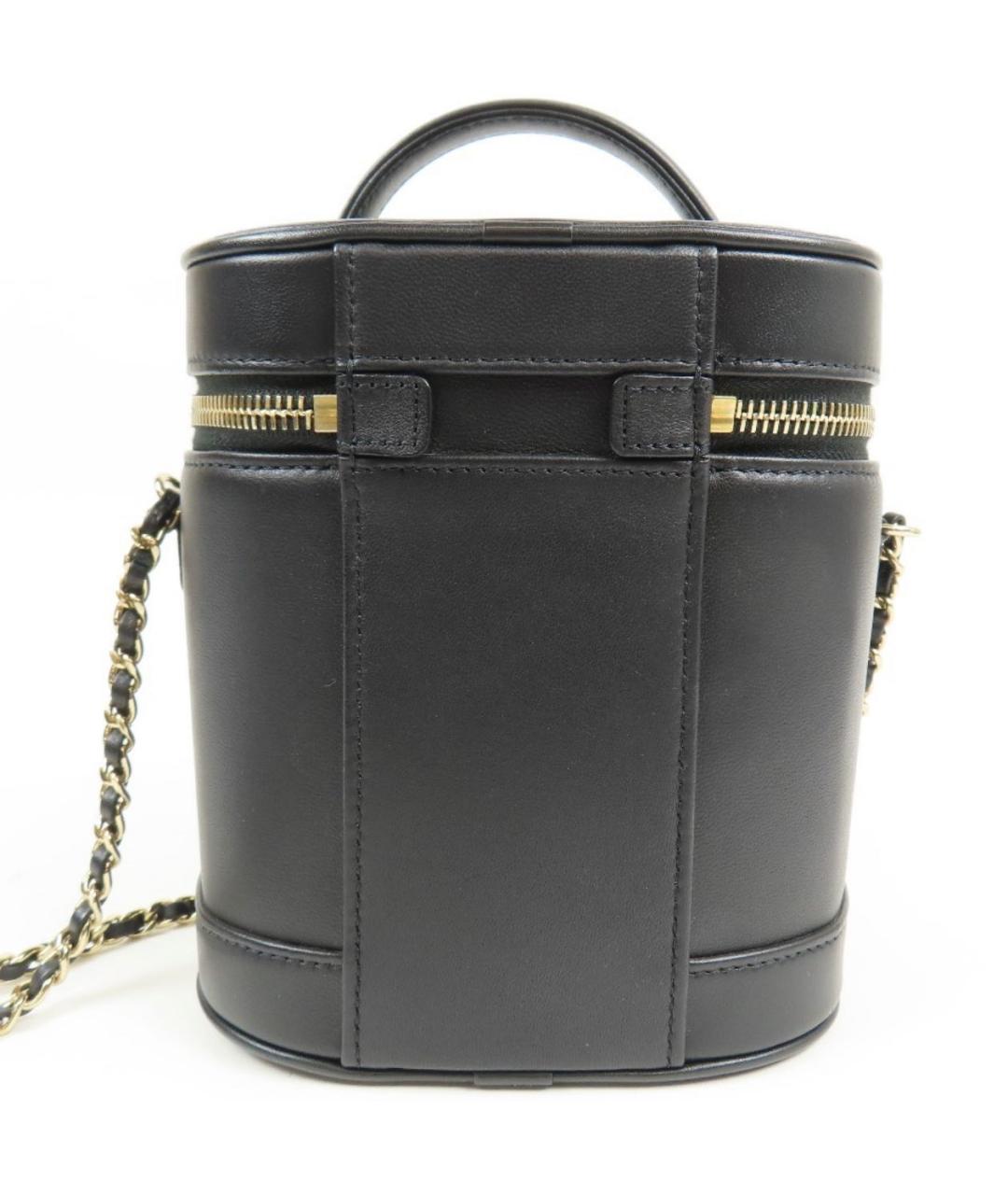 CHANEL Черная кожаная сумка через плечо, фото 2