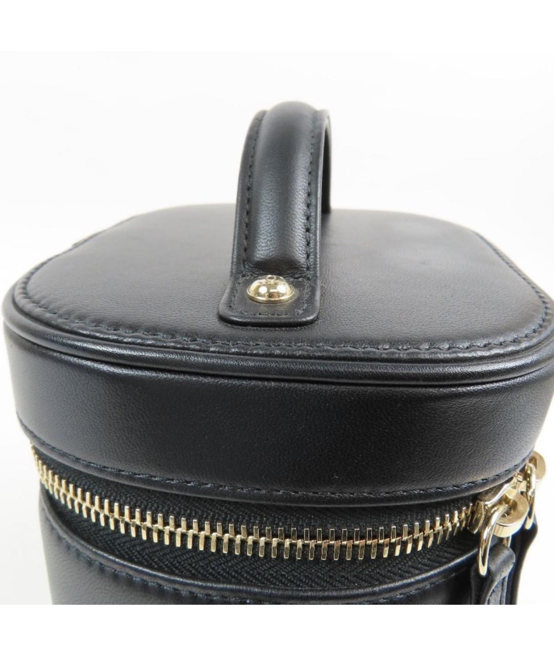 CHANEL Черная кожаная сумка через плечо, фото 8