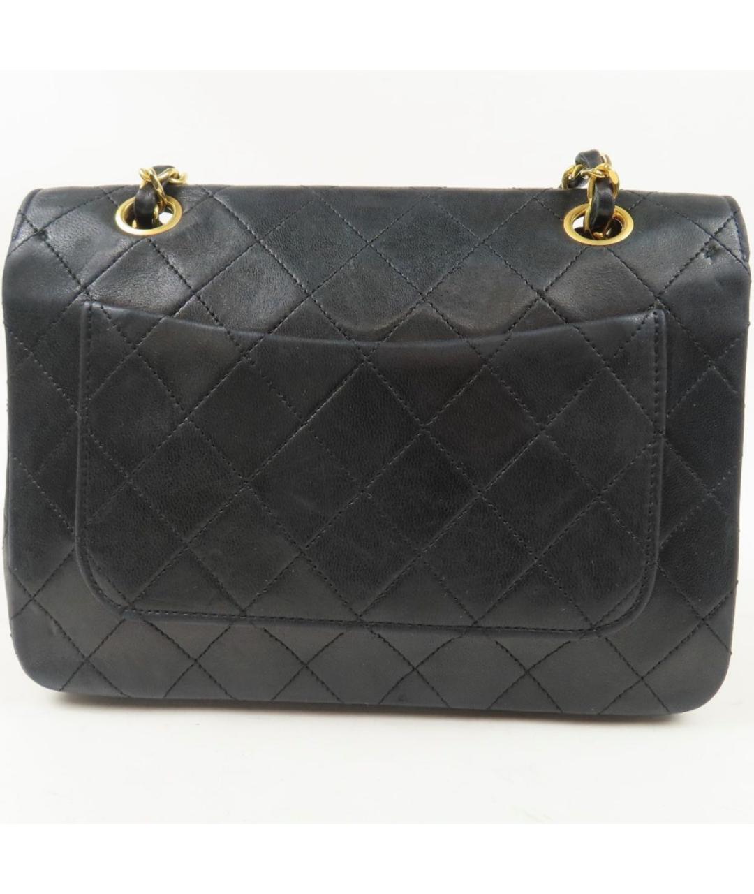 CHANEL Черная кожаная сумка через плечо, фото 2