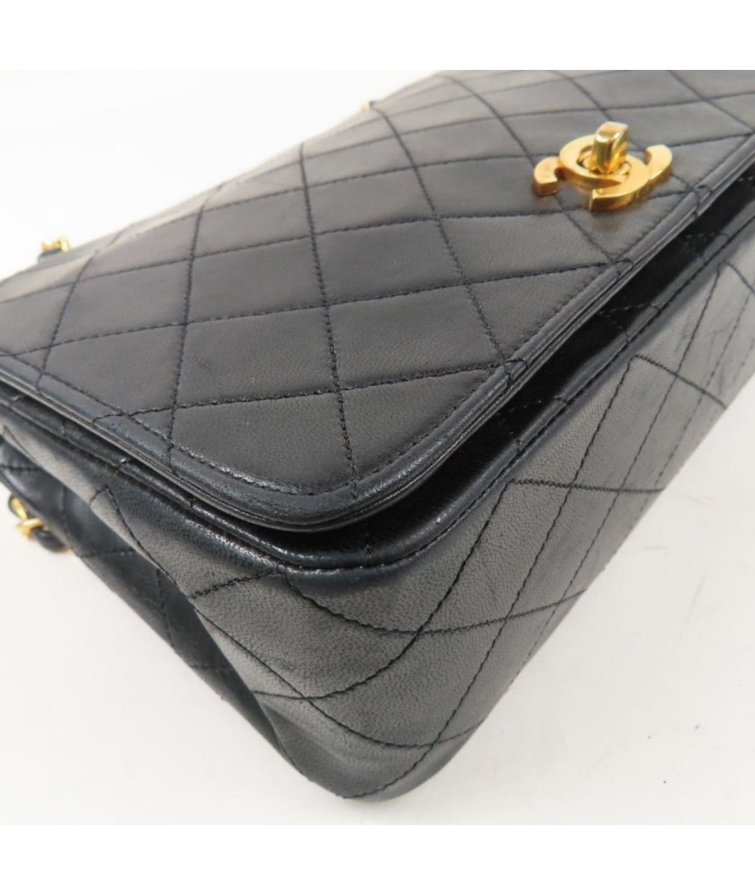 CHANEL Черная кожаная сумка через плечо, фото 4