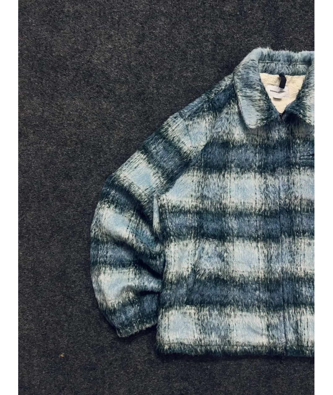 THISISNEVERTHAT Голубая полиамидовая куртка, фото 4