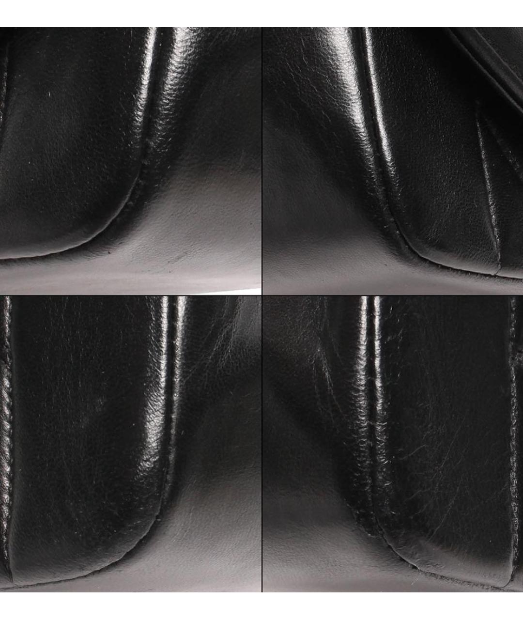 CHANEL Черная кожаная сумка через плечо, фото 4