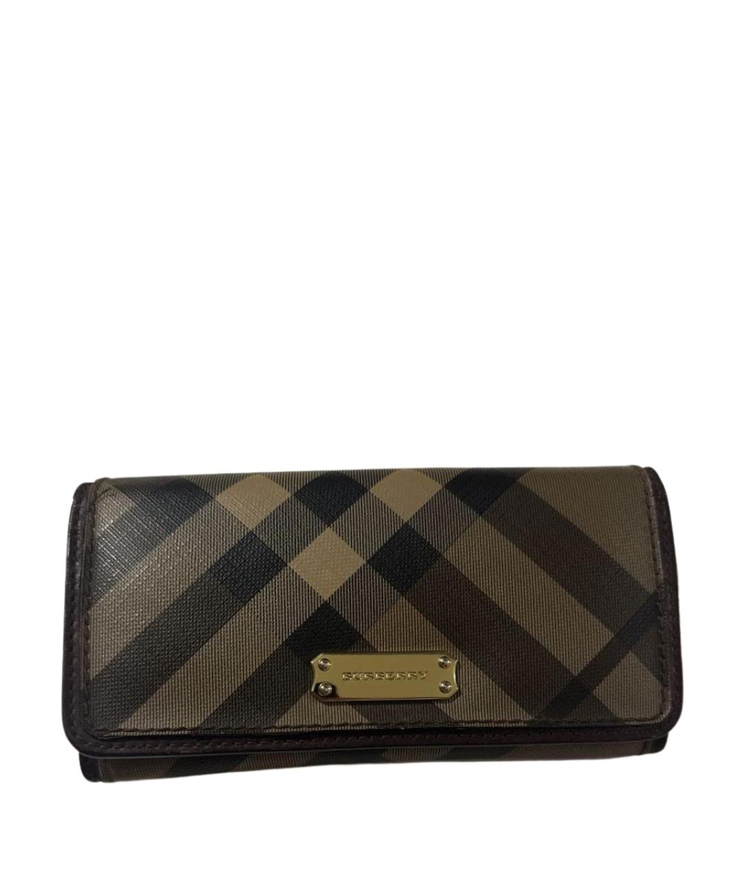 BURBERRY Коричневый кошелек, фото 1