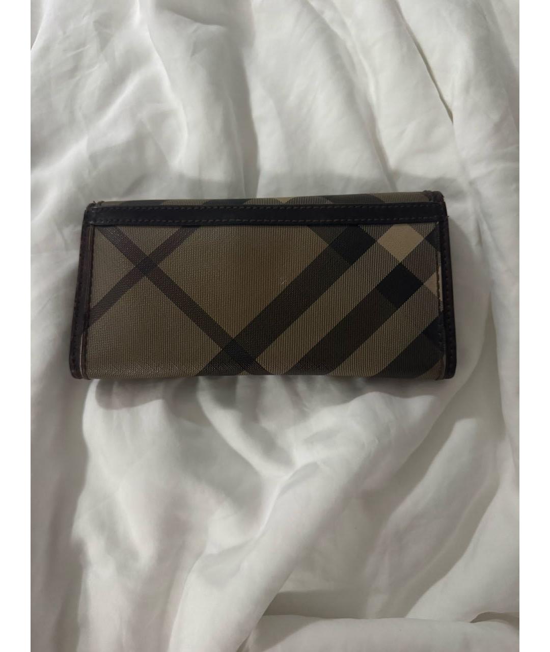 BURBERRY Коричневый кошелек, фото 3