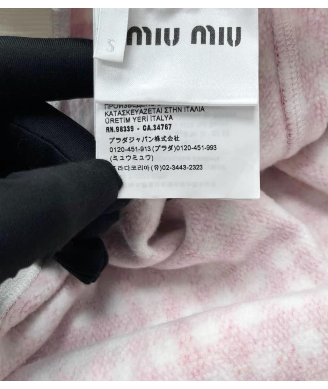 MIU MIU Красный хлопковый джемпер / свитер, фото 4