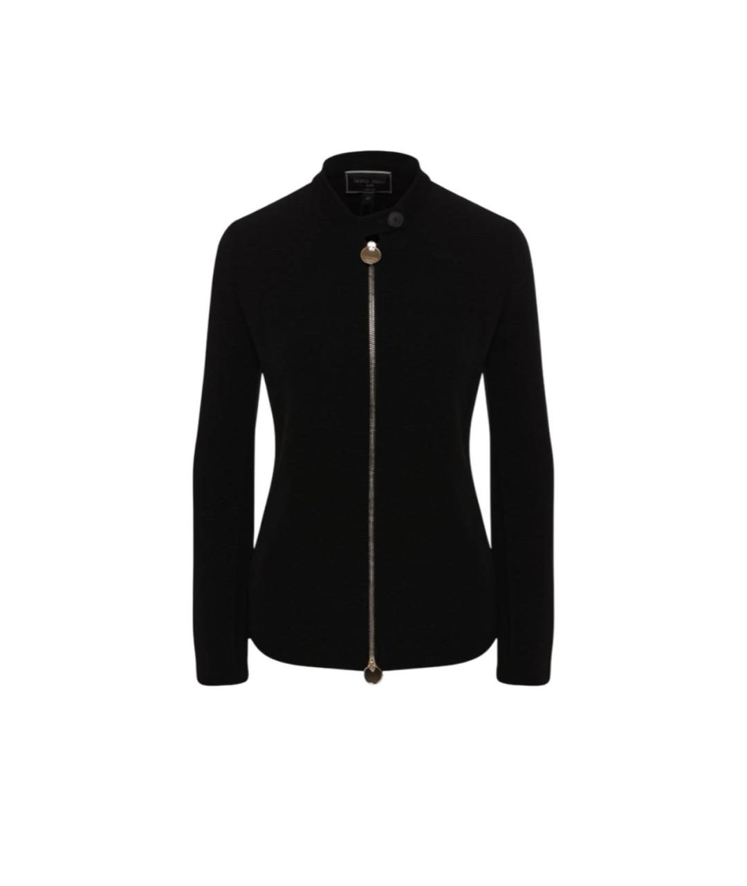 GIORGIO ARMANI Черный вискозный кардиган, фото 6