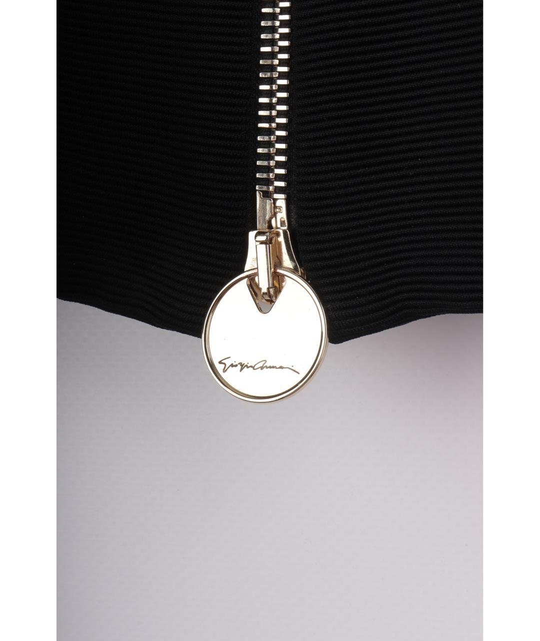 GIORGIO ARMANI Черный вискозный кардиган, фото 5