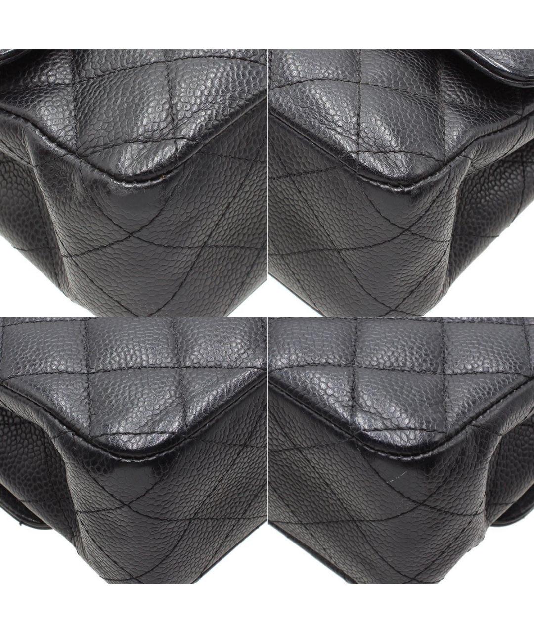 CHANEL Черная кожаная сумка через плечо, фото 6