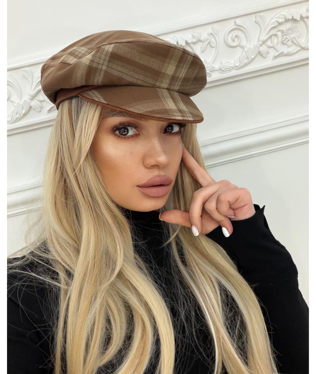 CHRISTIAN DIOR Коричневая шерстяная кепка, фото 5