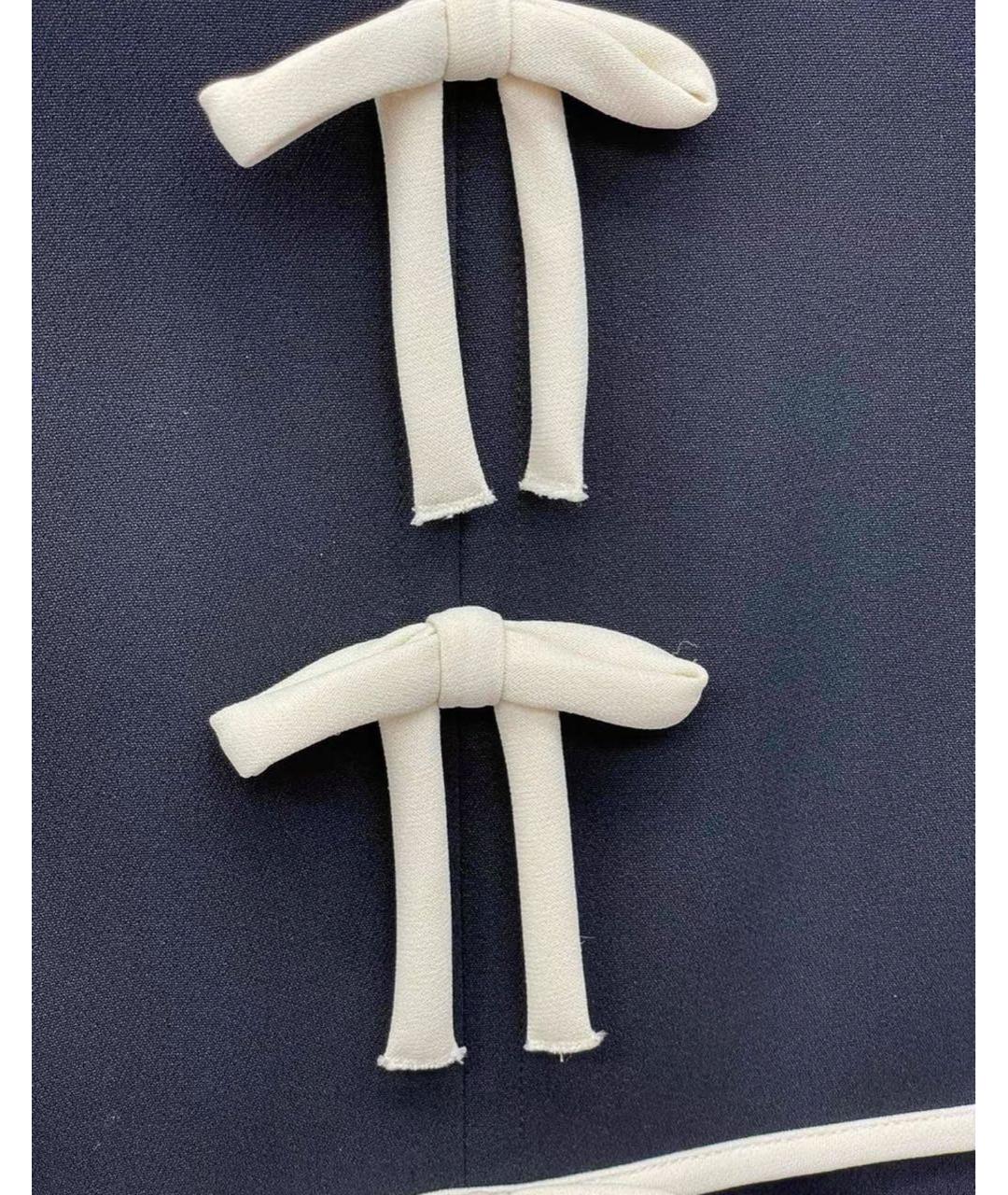 RED VALENTINO Темно-синее повседневное платье, фото 5