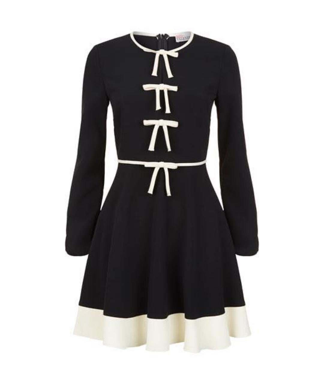 RED VALENTINO Темно-синее повседневное платье, фото 9