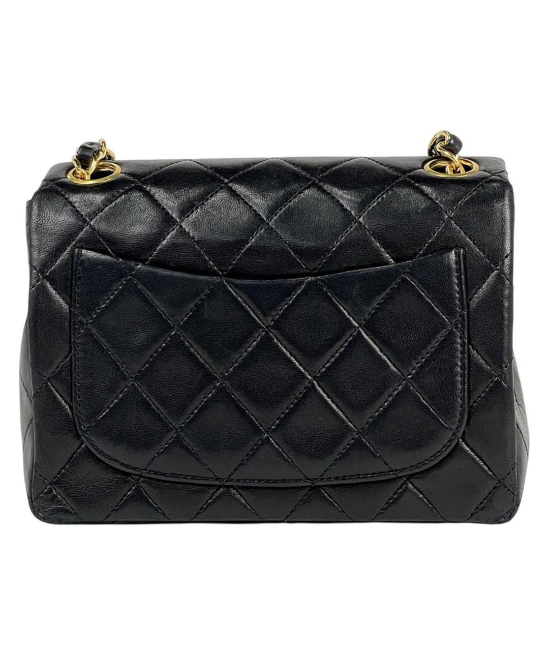 CHANEL Черная кожаная сумка через плечо, фото 3