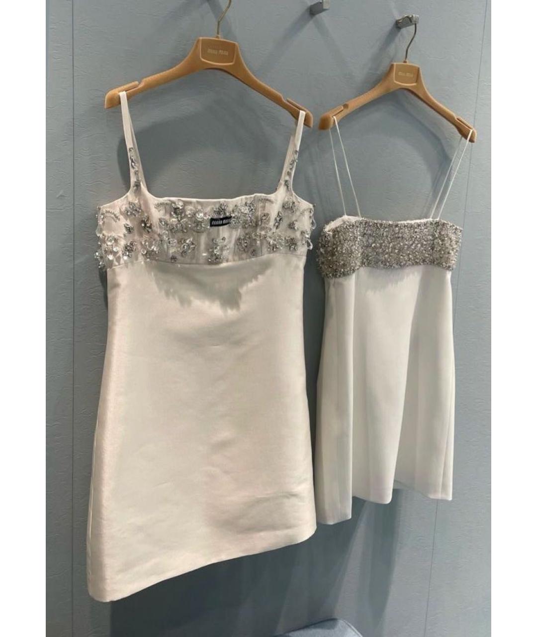 MIU MIU Белое вечернее платье, фото 7