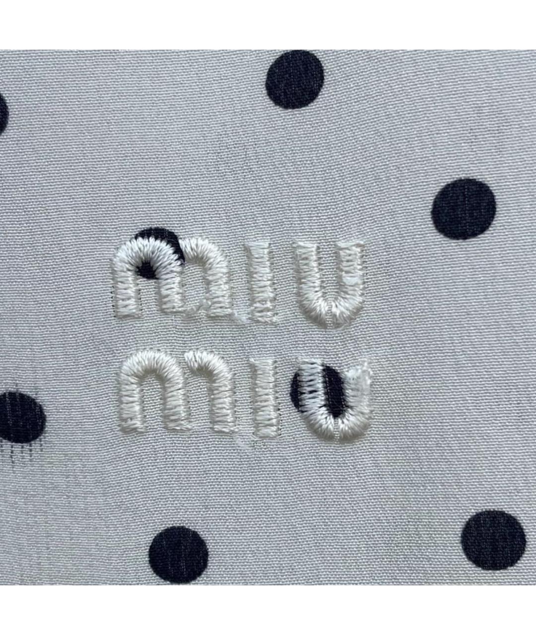 MIU MIU Белое повседневное платье, фото 4