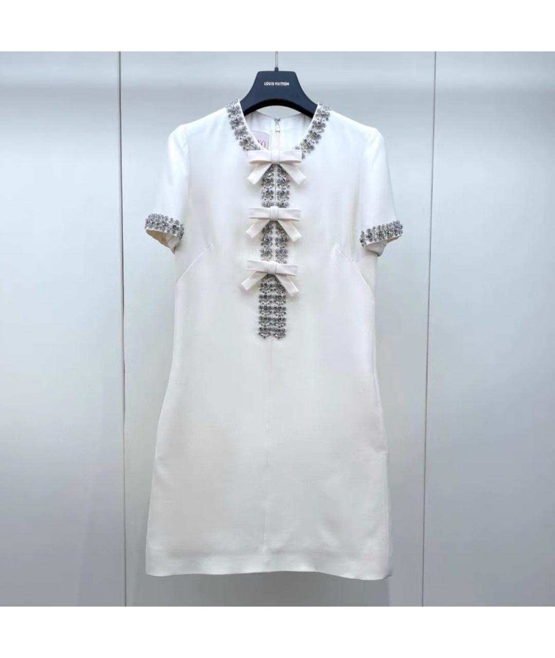 VALENTINO Белое вечернее платье, фото 8