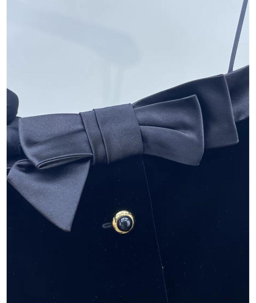 MIU MIU Черное бархатное вечернее платье, фото 7