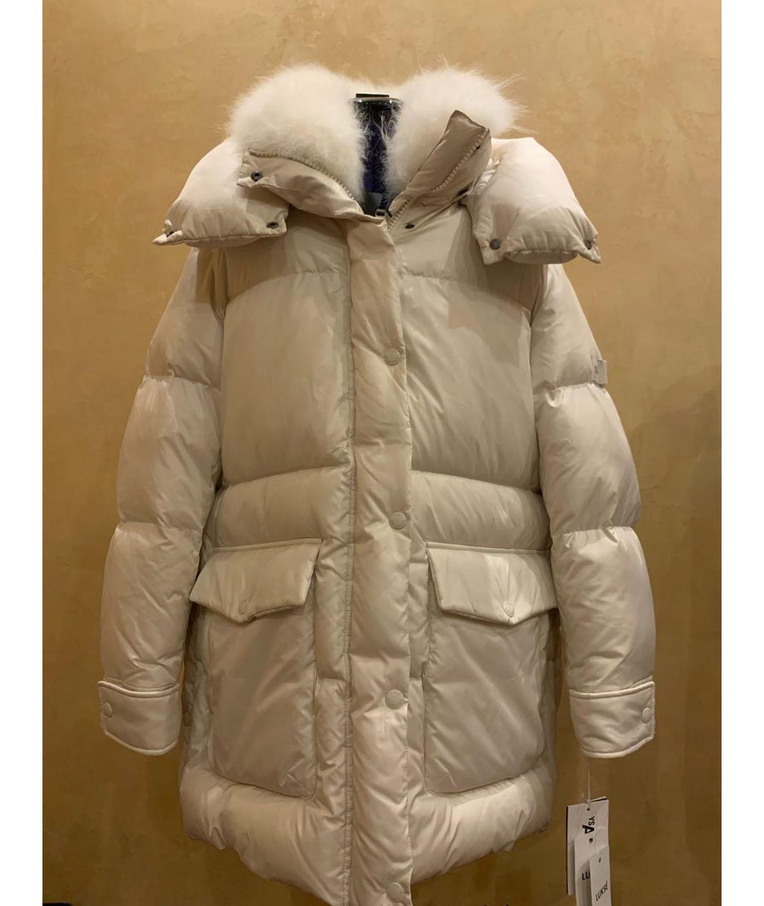 ARMY YVES SALOMON Белый пуховик, фото 9