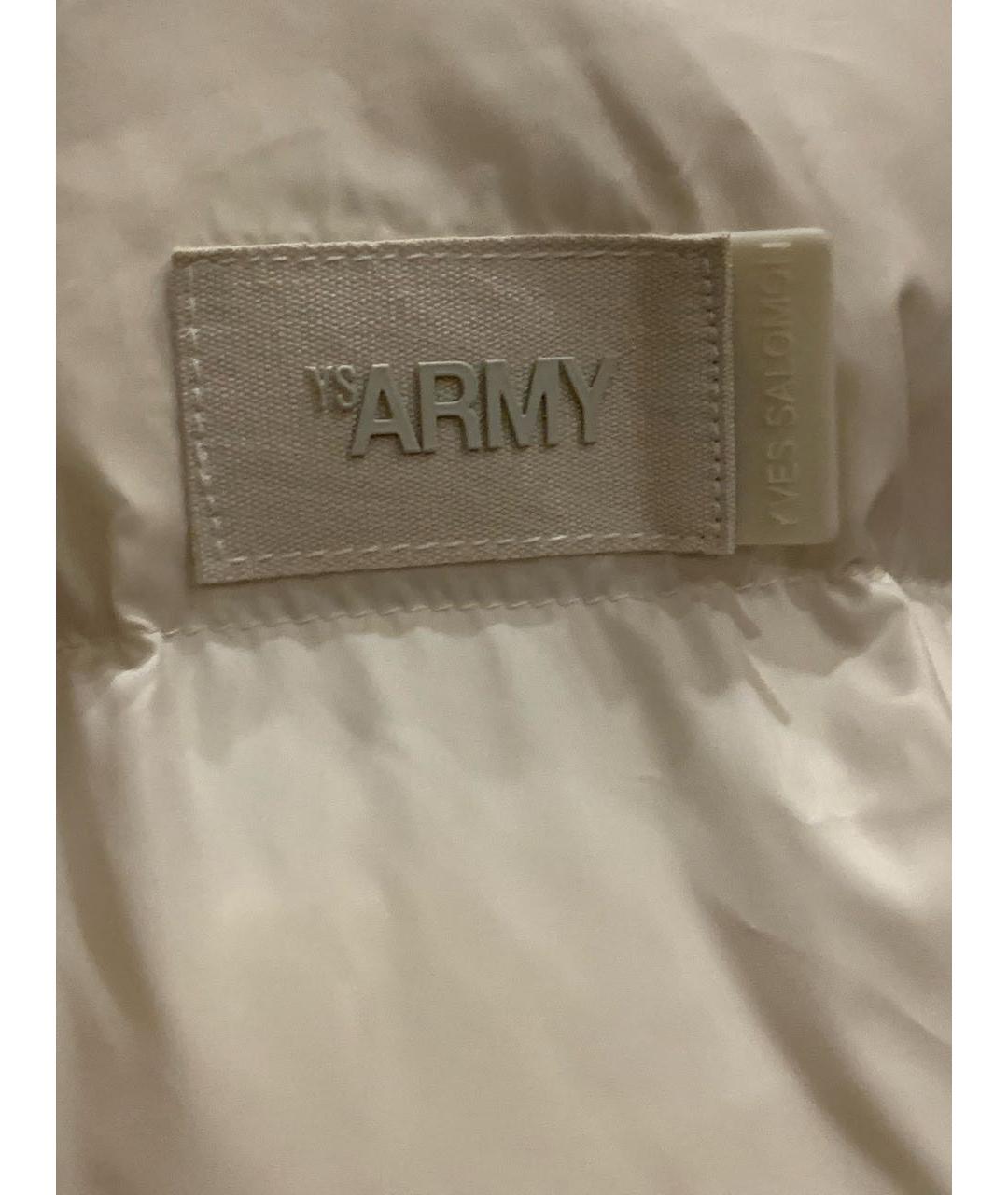 ARMY YVES SALOMON Белый пуховик, фото 6
