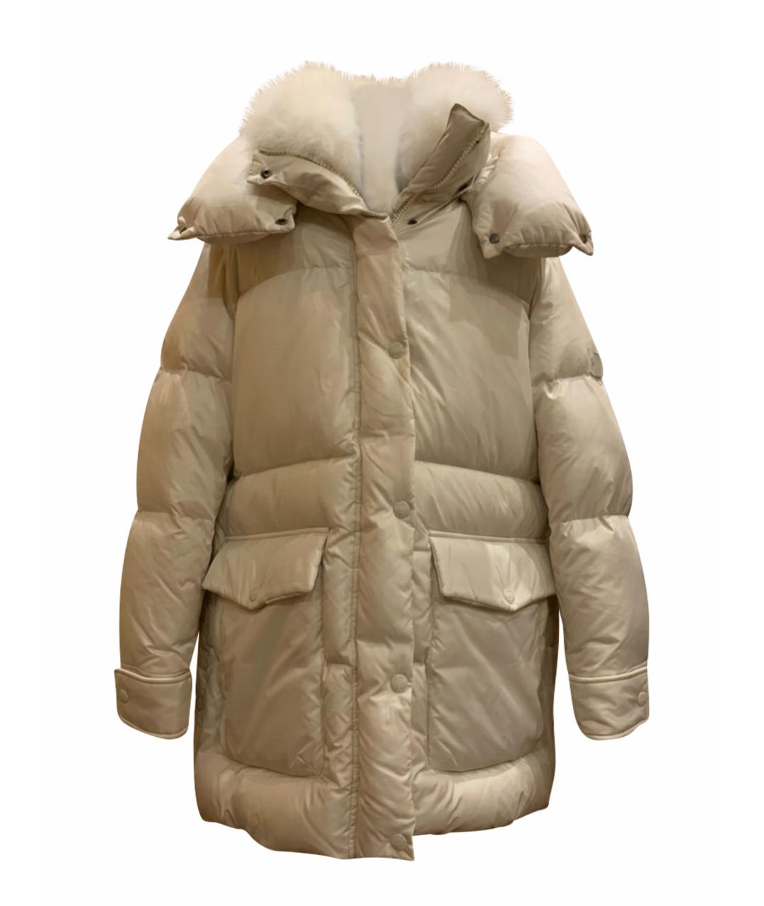 ARMY YVES SALOMON Белый пуховик, фото 1