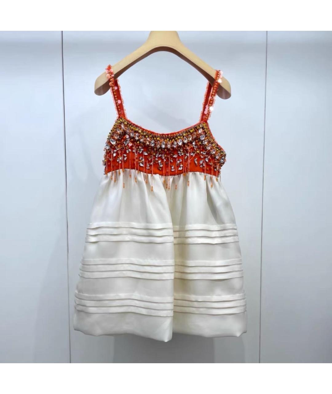 MIU MIU Оранжевое вечернее платье, фото 3