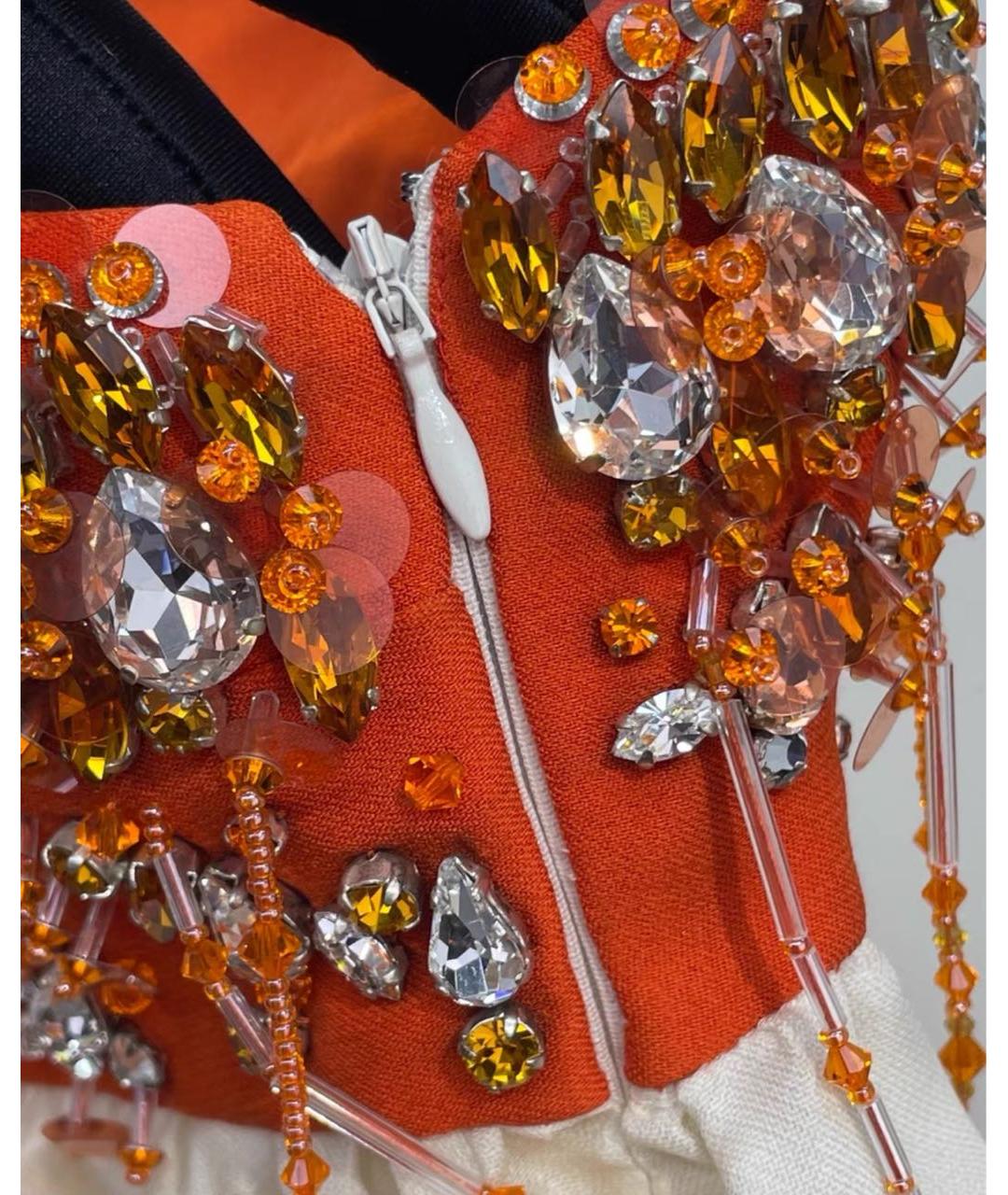 MIU MIU Оранжевое вечернее платье, фото 6