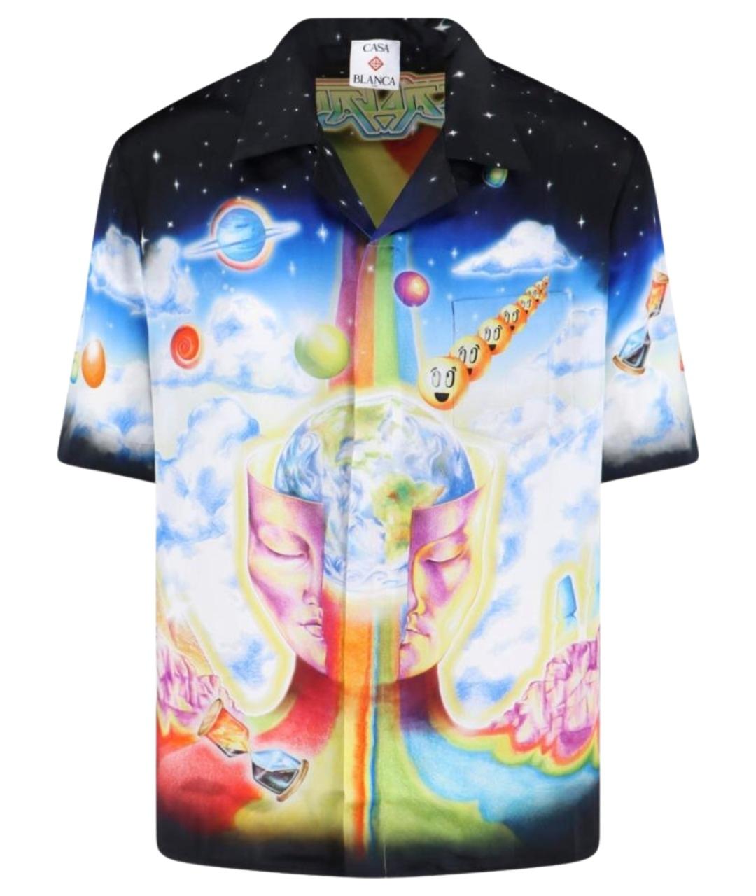 CASABLANCA Мульти шелковая кэжуал рубашка, фото 1