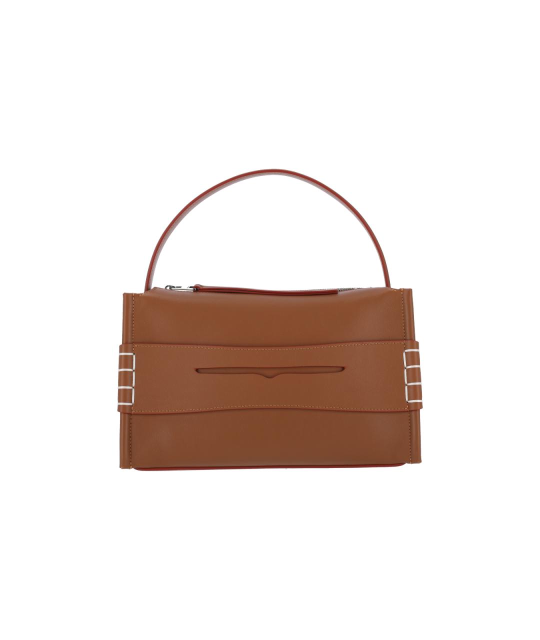 J.W.ANDERSON Коричневая кожаная сумка через плечо, фото 1