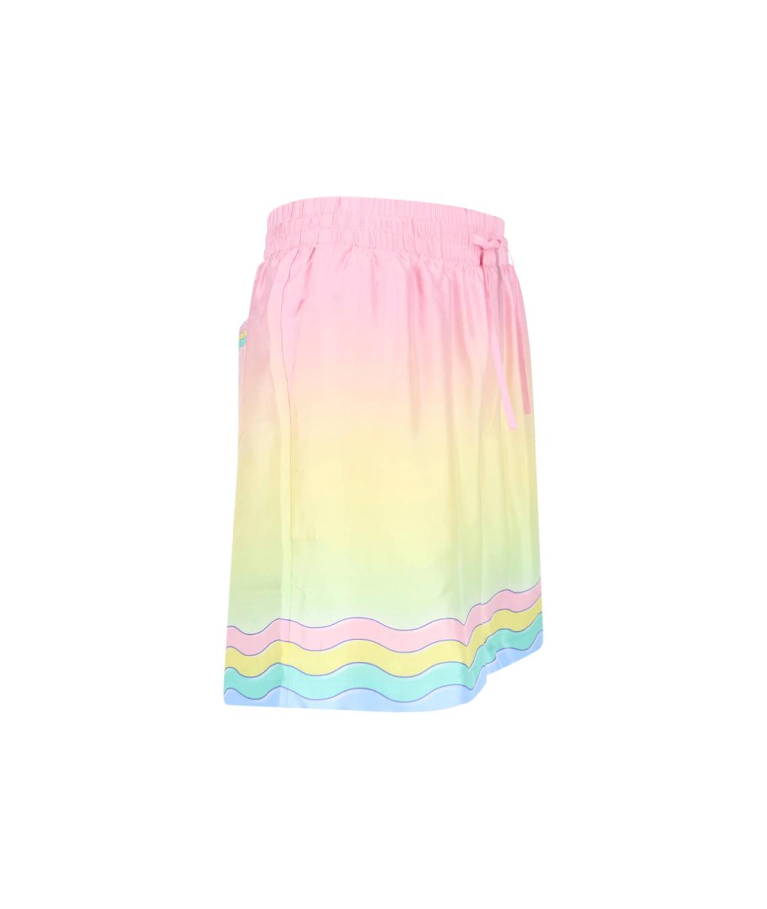 CASABLANCA Мульти шелковые шорты, фото 3