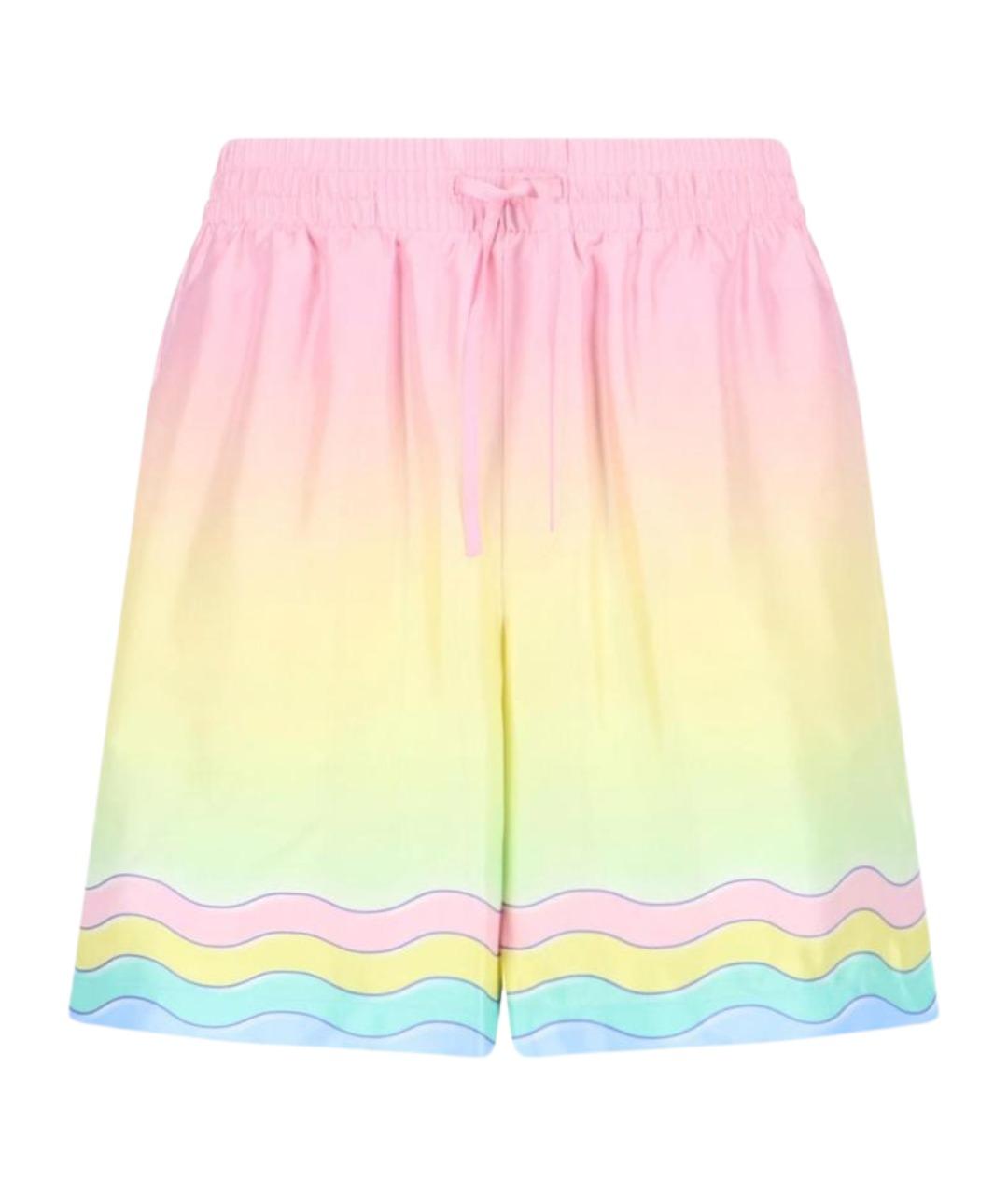 CASABLANCA Мульти шелковые шорты, фото 1